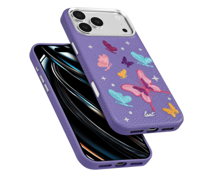 Etui do telefonów Laut Twine Edge do iPhone 18 Pro MagSafe (lilac butterfly)